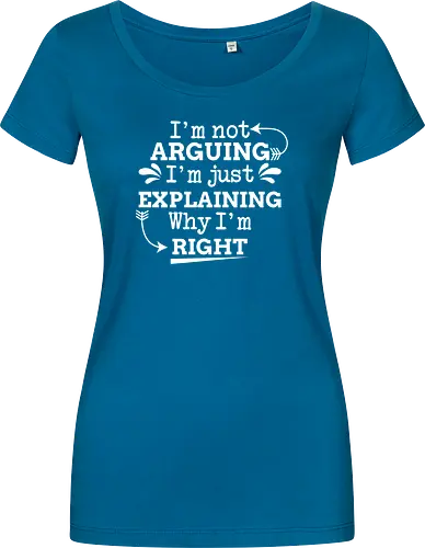 I'm not ARGUING. I'm just EXPLAINING. Why I'm RIGHT