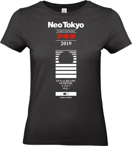 Neo Tokyo 2019 - anime, akira, anime and manga, cyberpunk, dystopia, futuristic, japan, japanese, kaneda, manga, neo tokyo, otaku, sci fi, tetsuo, movie - Standard T-Shirt (Women)