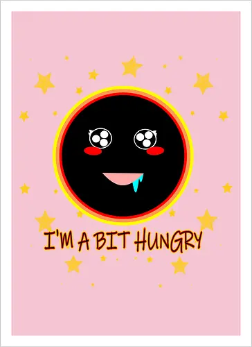 Kawaii Hungry Black Hole (Kawaii hungriges Schwarzes Loch)