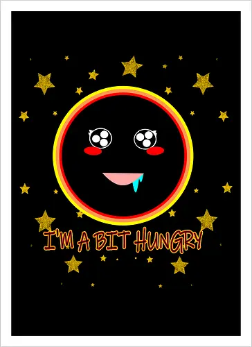 Kawaii Hungry Black Hole (Kawaii hungriges Schwarzes Loch)