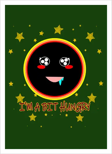 Kawaii Hungry Black Hole (Kawaii hungriges Schwarzes Loch)