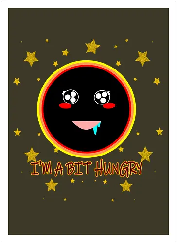Kawaii Hungry Black Hole (Kawaii hungriges Schwarzes Loch)