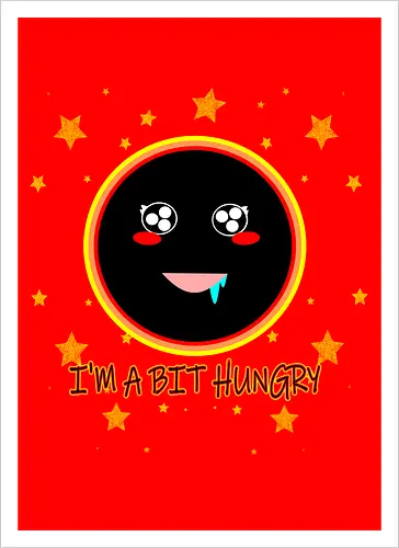 Kawaii Hungry Black Hole (Kawaii hungriges Schwarzes Loch)