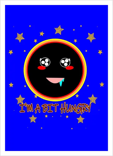 Kawaii Hungry Black Hole (Kawaii hungriges Schwarzes Loch)