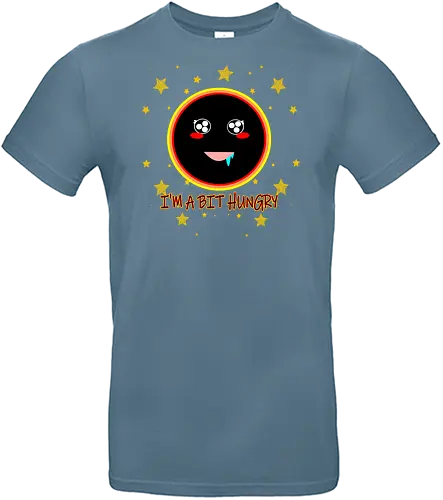 Kawaii Hungry Black Hole (Kawaii hungriges Schwarzes Loch) - Kawaii, Schwarzes Loch, süß, hungrig, Weltraum, Universum, lustig, Cartoon, Science-Fiction, Nerd, Geek, Astronomie, Kosmos, Galaxie, Sterne, Planeten, Humor, Gravitationskraft, putzig, Appetit, foodie - Standard T-Shirt
