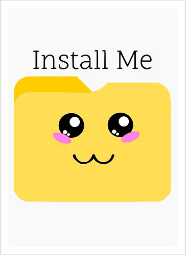 Cute Kawaii Install Me (Süßes Kawaii Installier Mich)
