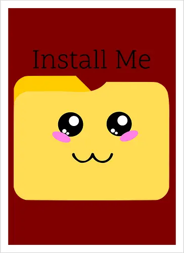 Cute Kawaii Install Me (Süßes Kawaii Installier Mich)