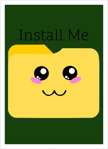 Cute Kawaii Install Me (Süßes Kawaii Installier Mich)
