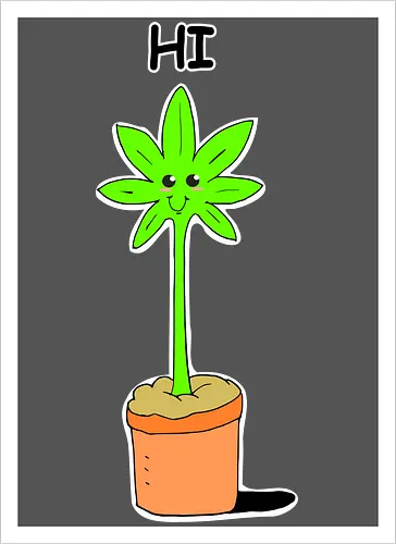 Cute Kawaii Weed (Süßes Kawaii Weed)