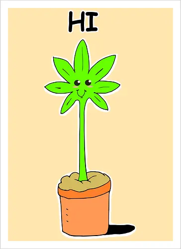 Cute Kawaii Weed (Süßes Kawaii Weed)