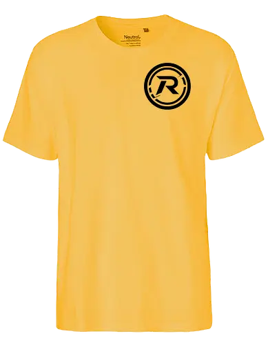 Front Logo black, Back: Katze - Fairtrade T-Shirt