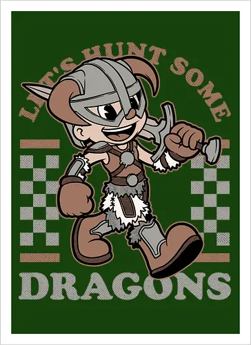 Game Mascot Dragon Hunter