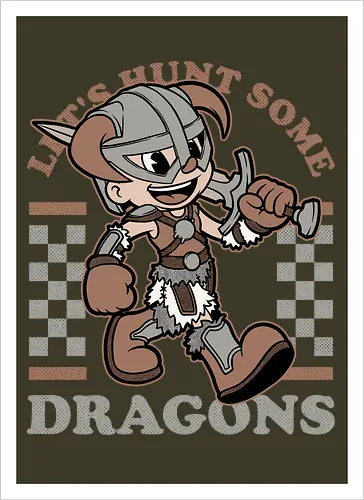 Game Mascot Dragon Hunter