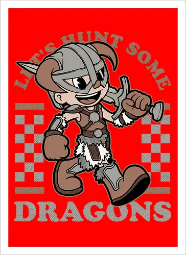 Game Mascot Dragon Hunter