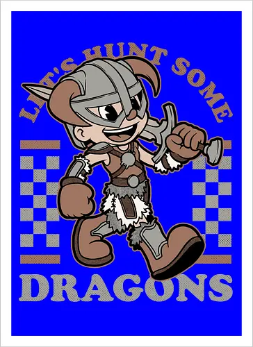 Game Mascot Dragon Hunter