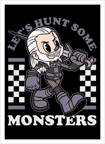 Game Mascot Wizard Hunter