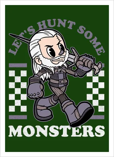 Game Mascot Wizard Hunter
