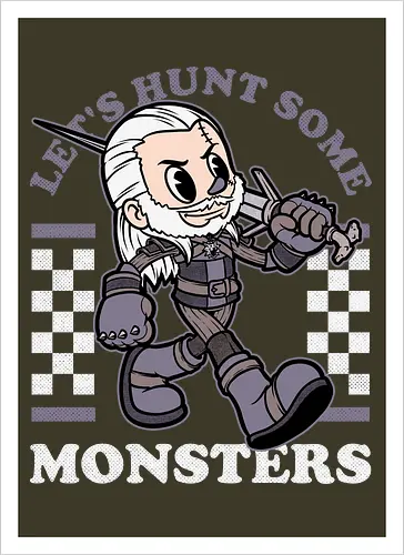 Game Mascot Wizard Hunter