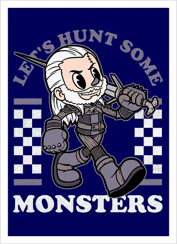 Game Mascot Wizard Hunter