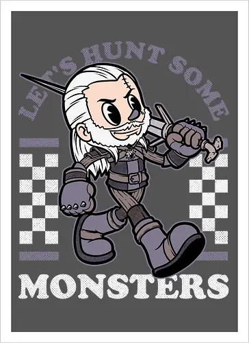 Game Mascot Wizard Hunter
