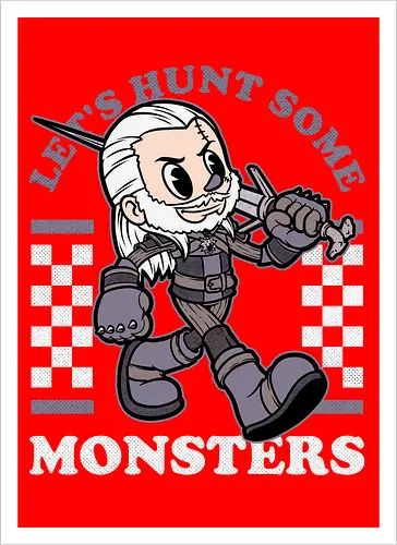 Game Mascot Wizard Hunter