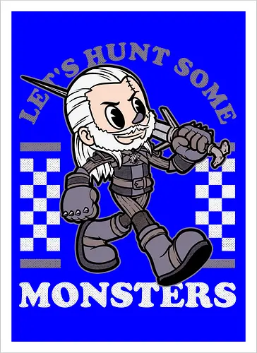 Game Mascot Wizard Hunter