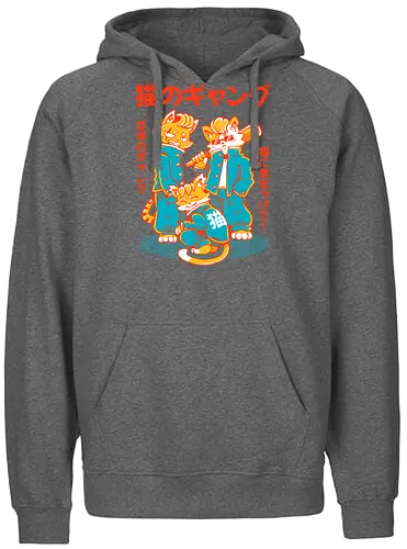 NEKO GANG (variant 2)  - neko, cat, japan, cute, kawaii, school, gang, neko gang - Fairtrade Hoodie