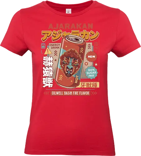 Ajarakan Energy Drink - monster, ajarakan, chatacabra, hunting, gamer, gaming, video games, iceborne, wyvern, felyne, hunting horn, pickle, hunter monster world, game, coffee, gamer, gaming, video games, hunter, monster rise, monster wilds - Standard T-Shirt (Women)