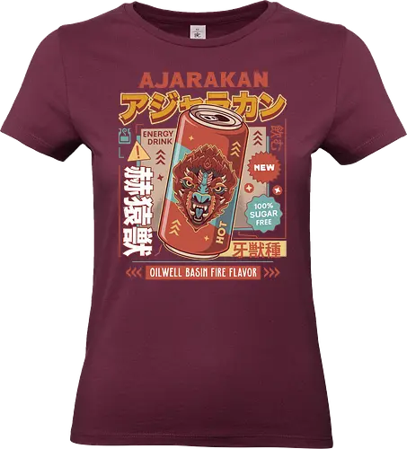 Ajarakan Energy Drink - monster, ajarakan, chatacabra, hunting, gamer, gaming, video games, iceborne, wyvern, felyne, hunting horn, pickle, hunter monster world, game, coffee, gamer, gaming, video games, hunter, monster rise, monster wilds - Standard T-Shirt (Women)