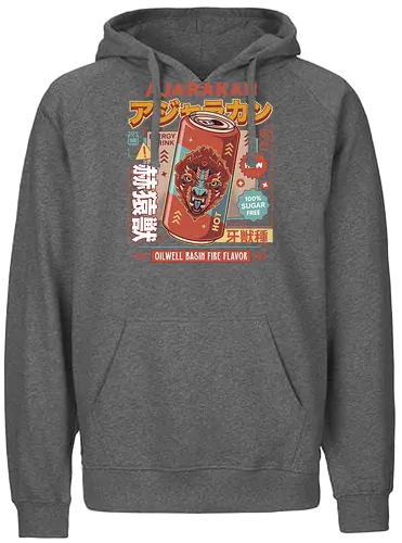 Ajarakan Energy Drink - monster, ajarakan, chatacabra, hunting, gamer, gaming, video games, iceborne, wyvern, felyne, hunting horn, pickle, hunter monster world, game, coffee, gamer, gaming, video games, hunter, monster rise, monster wilds - Fairtrade Hoodie