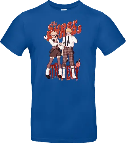 The Super Genius Strategy!! - csm, chainsaw, denji, powy - Standard T-Shirt
