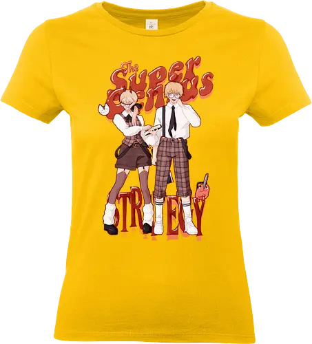 The Super Genius Strategy!! - csm, chainsaw, denji, powy - Standard T-Shirt (Women)