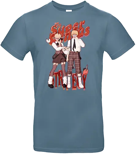 The Super Genius Strategy!! - csm, chainsaw, denji, powy - Standard T-Shirt