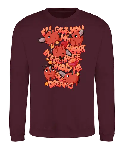 Show Me Your Dreams - csm, chainsaw, denji, pochita - Sweatshirt
