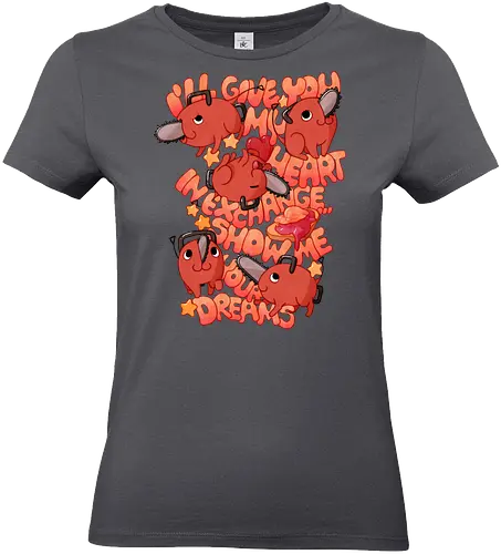 Show Me Your Dreams - csm, chainsaw, denji, pochita - Standard T-Shirt (Women)