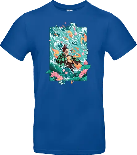 Water and Sun - tanjiro, kamado, Slayer - Standard T-Shirt