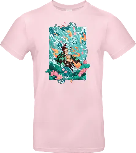 Water and Sun - tanjiro, kamado, Slayer - Standard T-Shirt