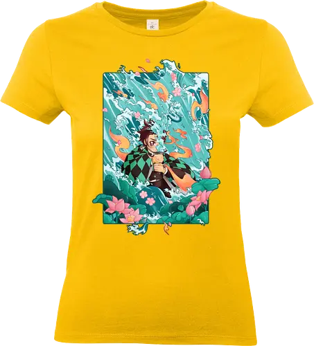 Water and Sun - tanjiro, kamado, Slayer - Standard T-Shirt (Women)