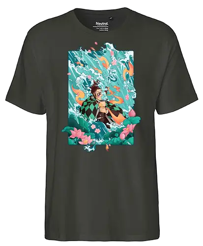Water and Sun - tanjiro, kamado, Slayer - Fairtrade T-Shirt