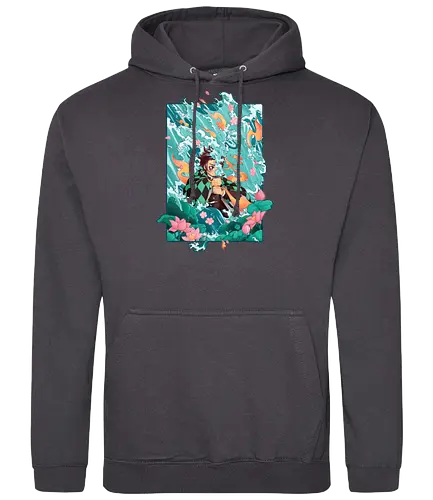 Water and Sun - tanjiro, kamado, Slayer - Standard Hoodie