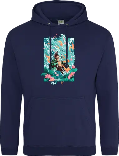 Water and Sun - tanjiro, kamado, Slayer - Standard Hoodie