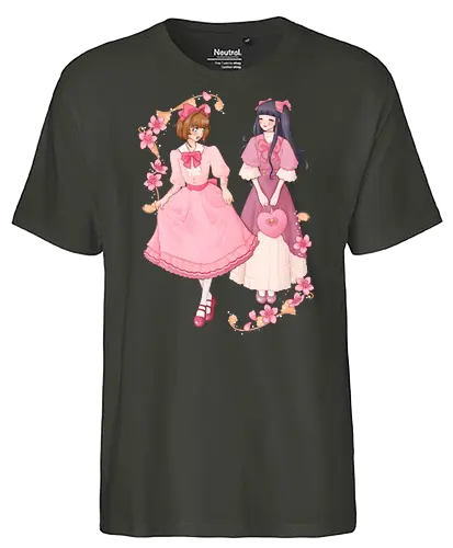 Girls Date - sakura, ccs, cardcaptor, tomoyo, cute - Fairtrade T-Shirt