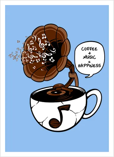 coffee and music