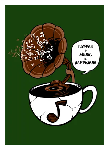 coffee and music