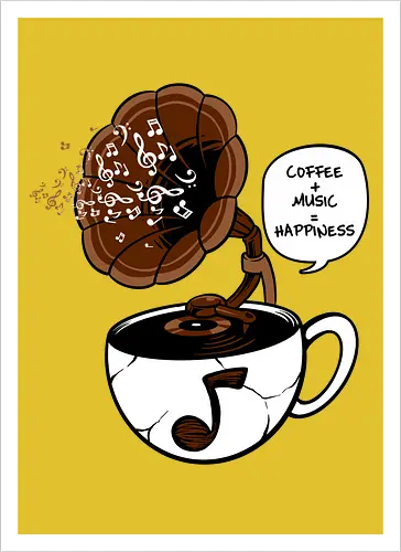 coffee and music