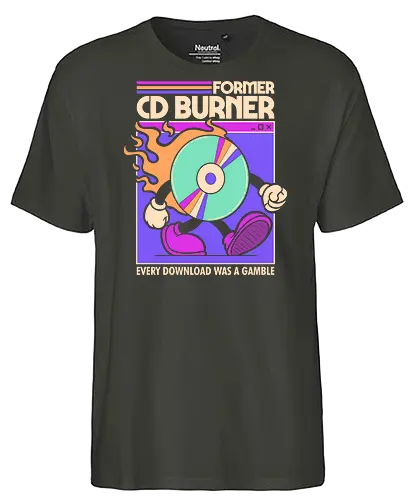 Former Cd Burner - Fairtrade T-Shirt