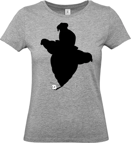 Rise and Fluff - Inspiring Dreamer Marshmallow - marshmallow, 80s, 80s movies, 90s, campfire, camping, cult film, cult movies, cute, funny, motivation, nostalgia, retro, smores, vintage - Standard T-Shirt (Women)
