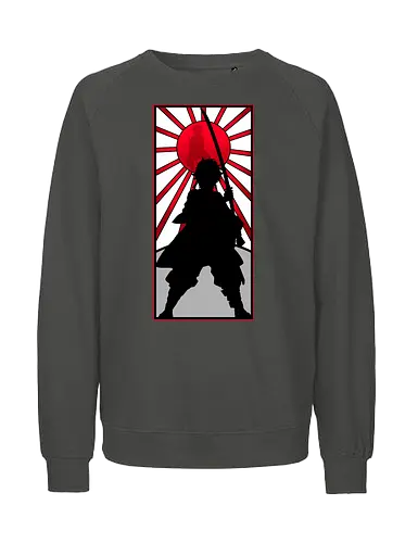 The Heir of the Sun - Anime, Slayer, tanjiro, kimetsu no yaiba, negative space, pop culture - Fairtrade Sweatshirt