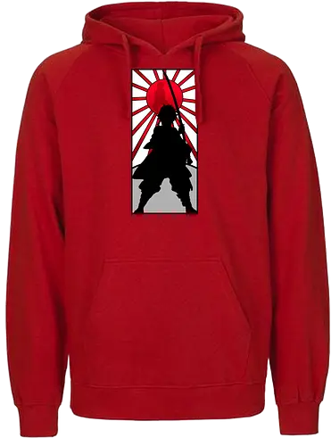 The Heir of the Sun - Anime, Slayer, tanjiro, kimetsu no yaiba, negative space, pop culture - Fairtrade Hoodie