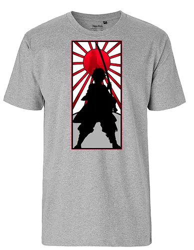 The Heir of the Sun - Anime, Slayer, tanjiro, kimetsu no yaiba, negative space, pop culture - Fairtrade T-Shirt
